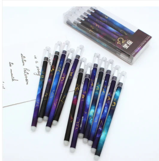 Simple Design Colorful Click-Type Ballpoint Pen High Aesthetic Value INS Student Highlighter Office Signature ST Needle Head Pen