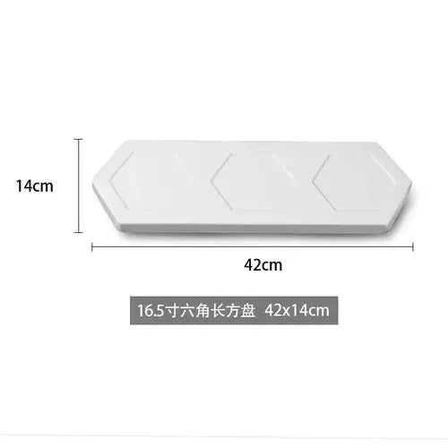 White Porcelain Dessert Snack Platter