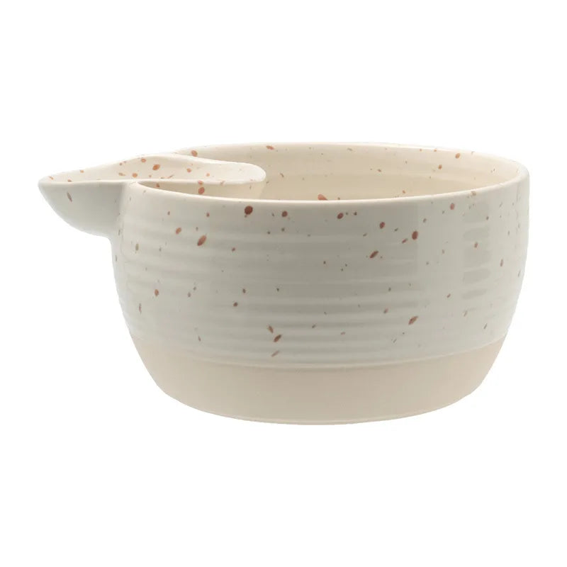 Coarse Pottery Japanese Ramen Bowl Set