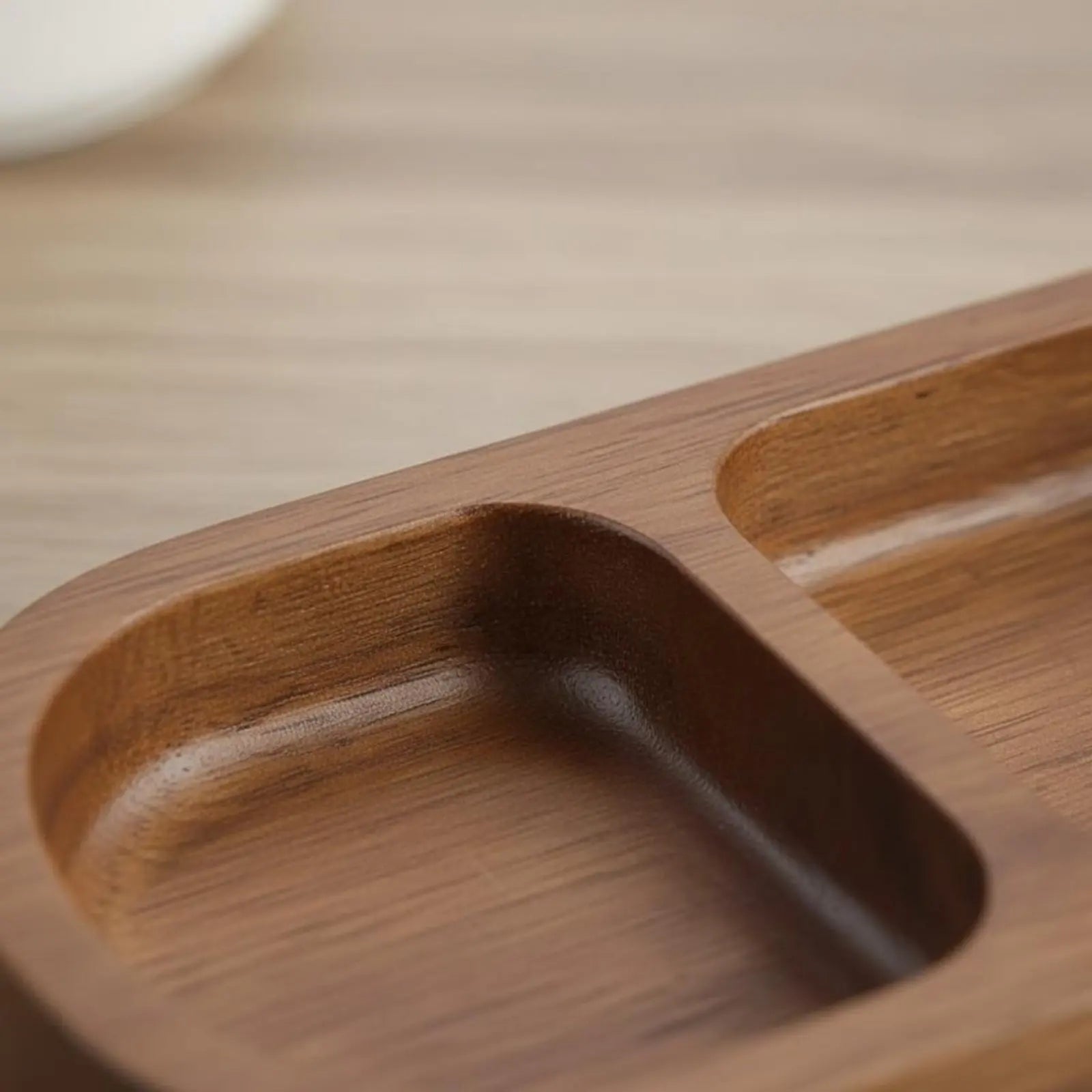 Korean Wooden Divided Bowl