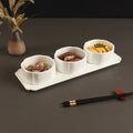White Porcelain Dessert Snack Platter