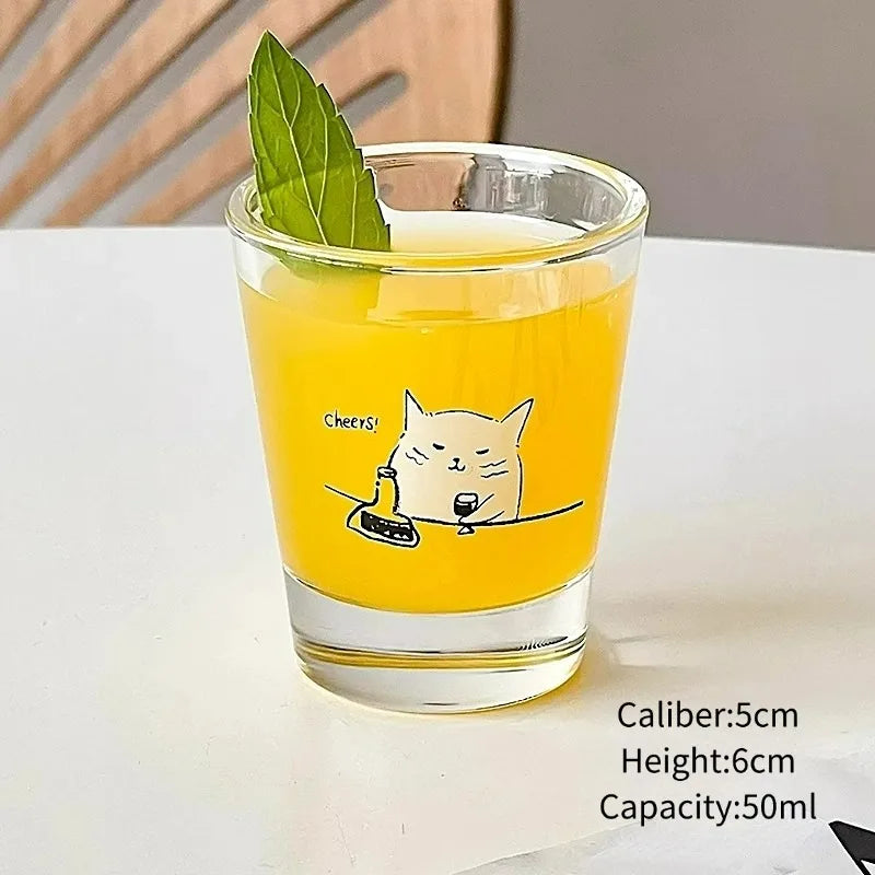 Korean Cute Soju Shot Glass Set