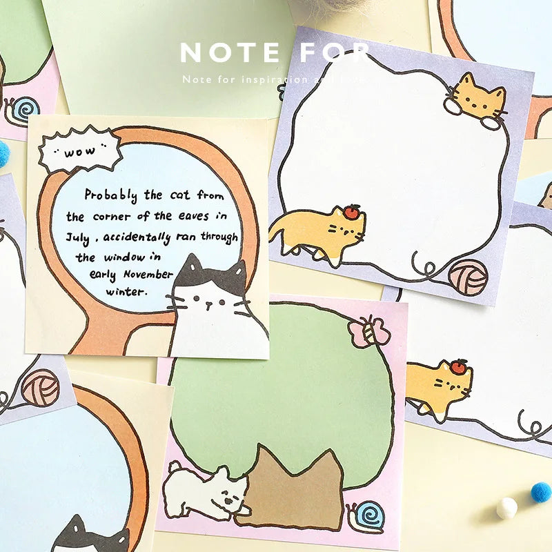 Office School Supplies NOTE FOR 100 Notes Relaxation Is The Serious Thing Vol.2 Korean Style Ins Cute Handbook Material Paper