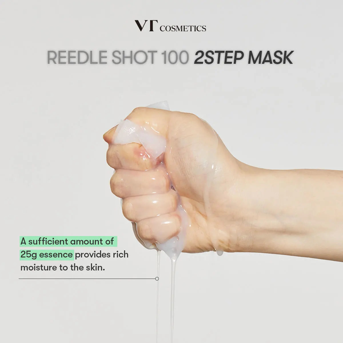 VT Reedle Shot 100 2-Step Mask*5pieces,Intensive Recovery Mask,Glow Mask,Smoothing Care Mask,Korean Skincare,Korean Makeup