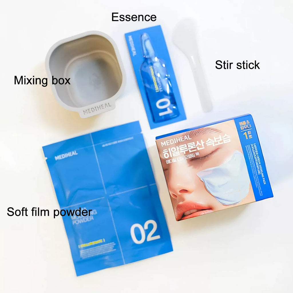 MEDIHEAL Derma Modeling Pack,Strippable Setting Gel,Second-Skin Fit,Deep Moisture Infusion,Korean Skincare,Korean Makeup