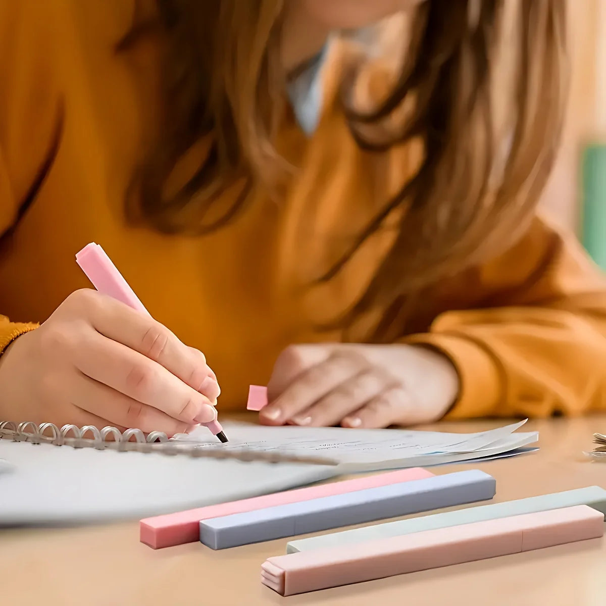 12PCS Soft Pastel Highlighters, Non-Bleed Marker Pens, Cute Aesthetic Colors, Great for Student Notes, Journaling&Study Planning