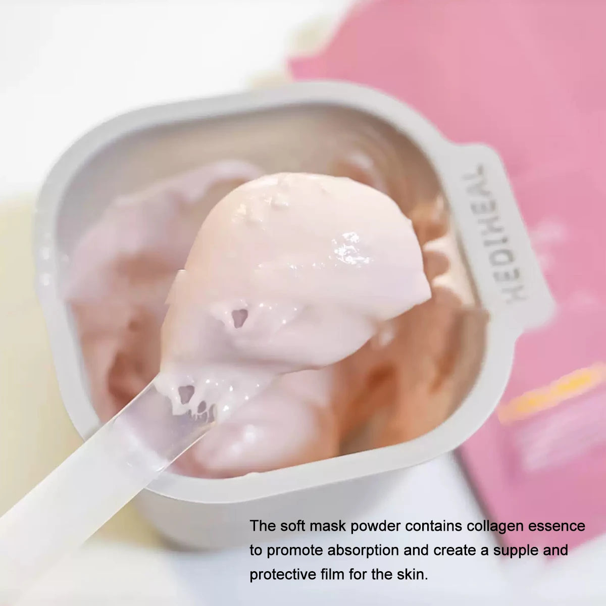 MEDIHEAL Derma Modeling Pack,Strippable Setting Gel,Second-Skin Fit,Deep Moisture Infusion,Korean Skincare,Korean Makeup