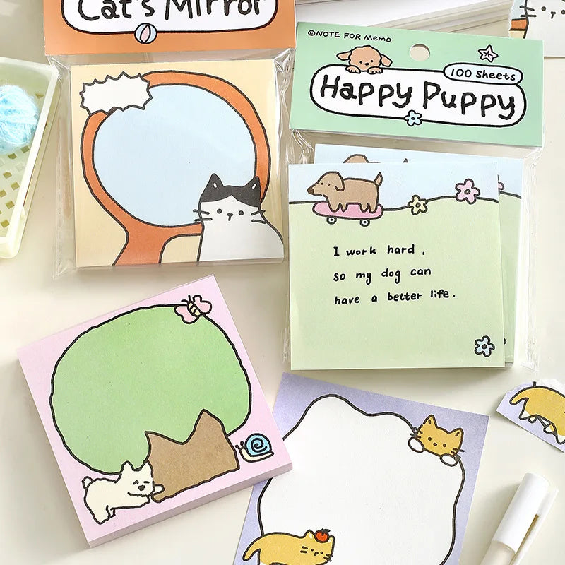 Office School Supplies NOTE FOR 100 Notes Relaxation Is The Serious Thing Vol.2 Korean Style Ins Cute Handbook Material Paper