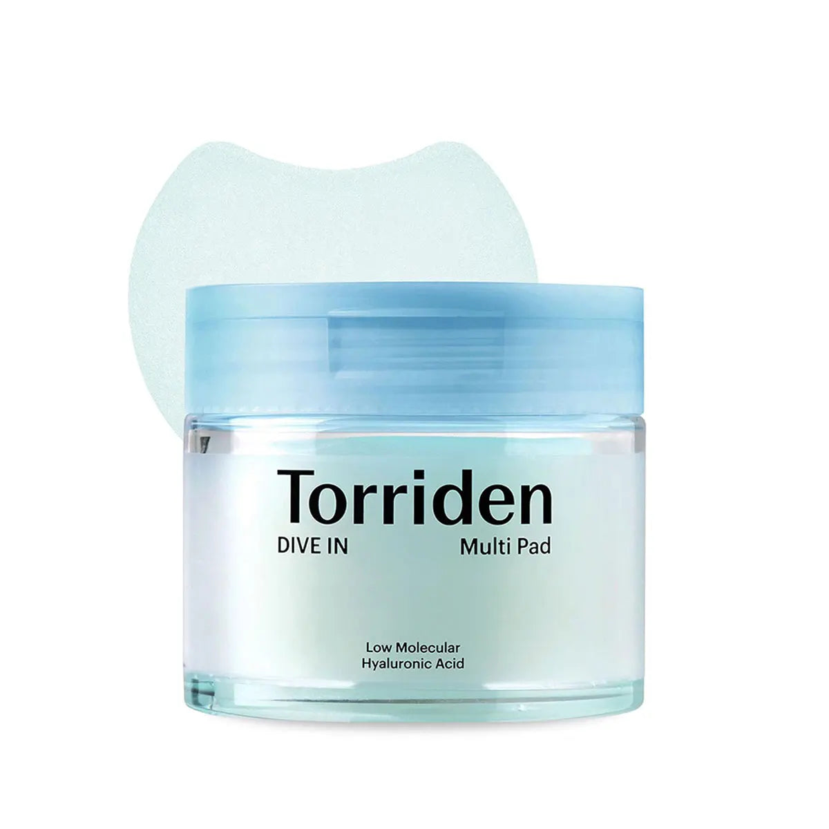 Torriden Dive-in Vegan Hyaluronic Acid Toner Pads(80 Pads),Nourishing&Sheer,Soft Cleansing Action,Korean Skincare,Korean Makeup